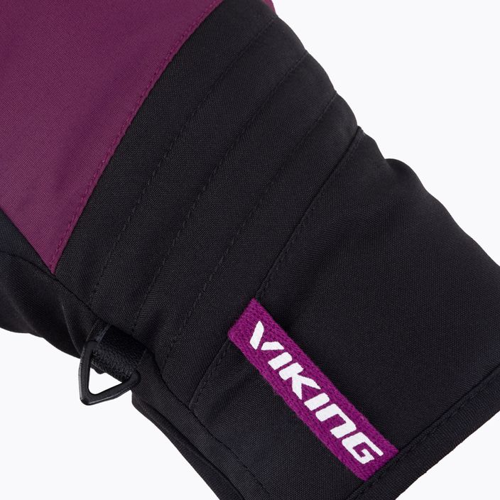 Мъжка ски ръкавица Viking Espada black/purple 113/24/4587 5