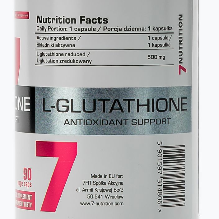 L-глутатион 7Nutrition антиоксидант 90 капсули 7Nu000466 3