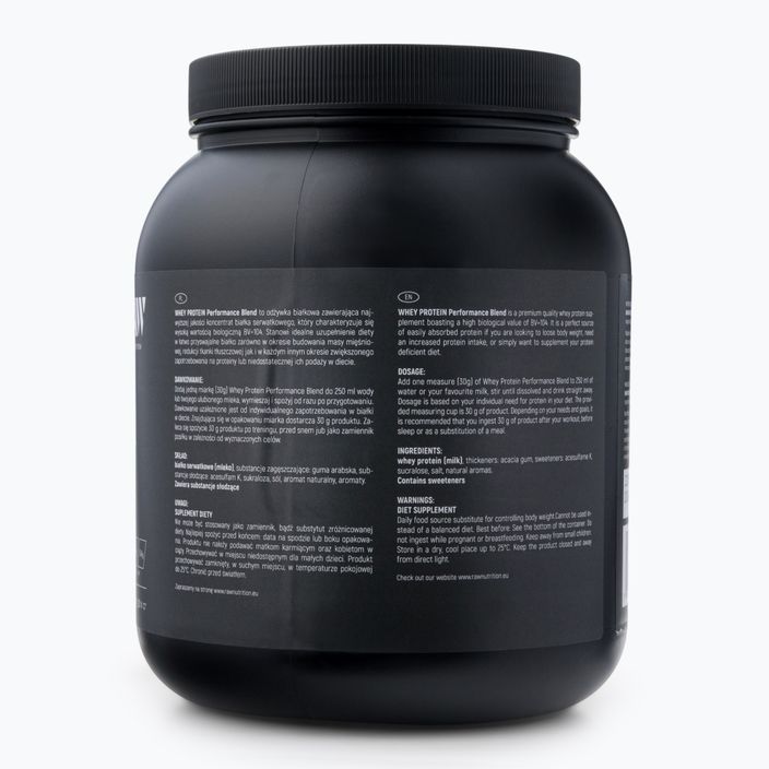 Суроватъчен протеин Raw Nutrition 900g торта WPC-59016 2