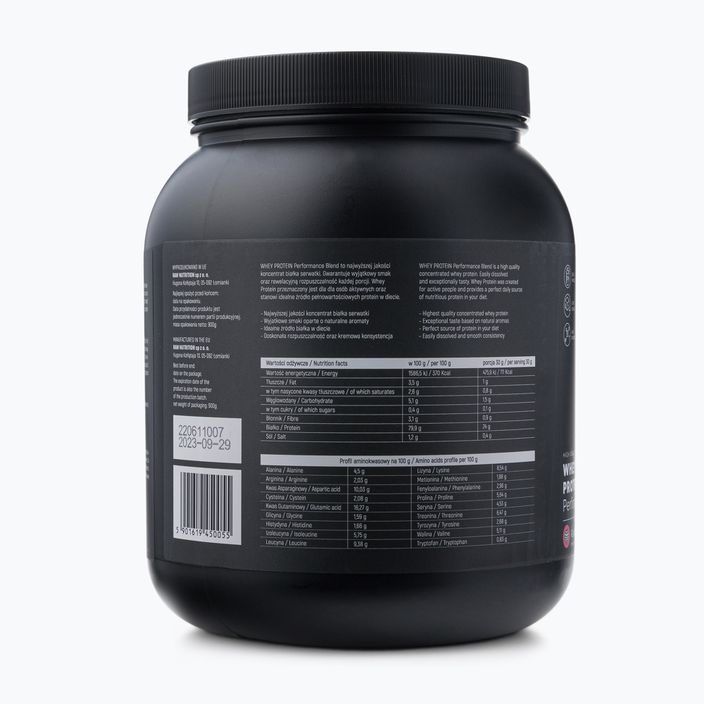 Суроватъчен протеин Raw Nutrition 900g малина WPC-59016 3