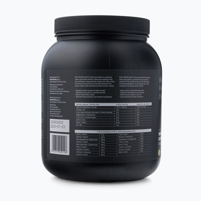 Суроватъчен протеин изолат Raw Nutrition 900g торта WPI-59017 3