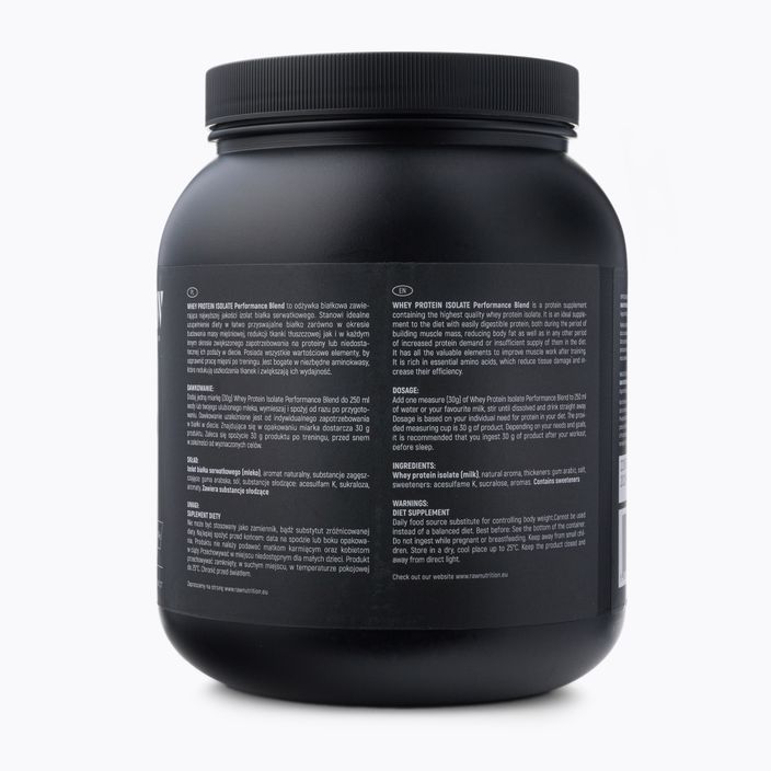 Суроватъчен протеин изолат Raw Nutrition 900g кокос WPI-59017 2