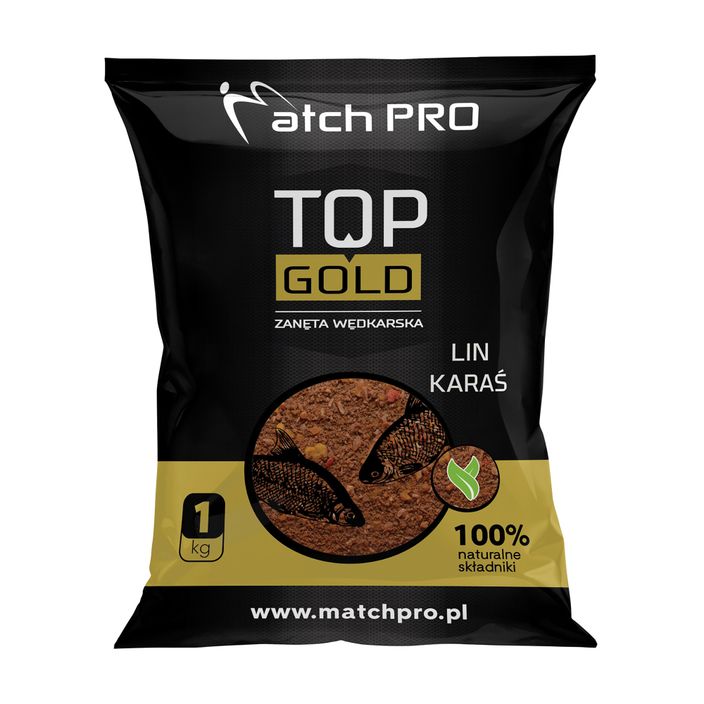 MatchPro Top Gold Lin - захранка за риболов на шаран 1 кг 970014 2