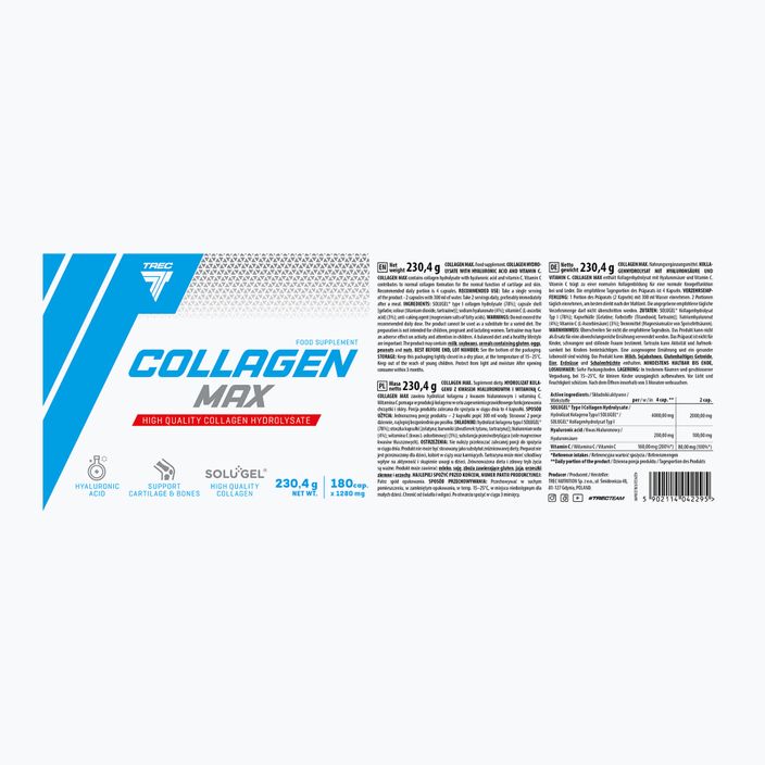 Trec Collagen Max 180 капсули 2