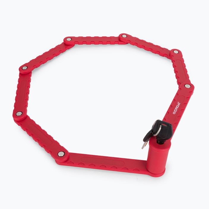Ключалка за велосипед Gerda Fold Lite 950V червена 0SF00095000.MXV2YP 3