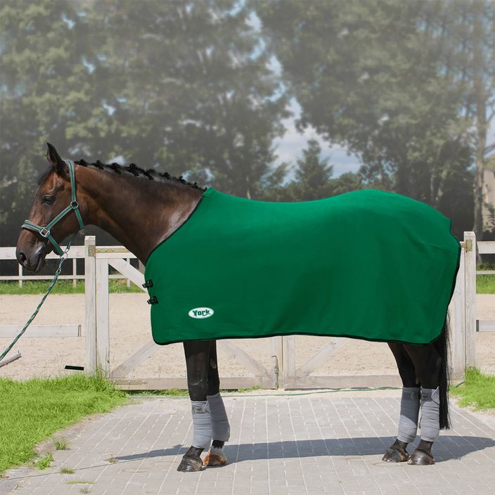 York Ekona зелено вълнено одеяло за коне 150945125 2