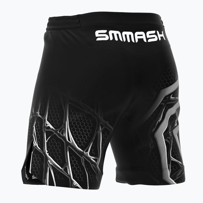 SMMASH Venomous мъжки къси панталони за тренировка в черно и бяло SHC4-019 5