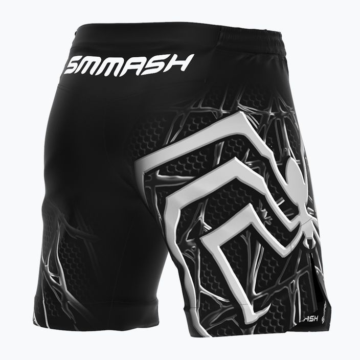 SMMASH Venomous мъжки къси панталони за тренировка в черно и бяло SHC4-019 6