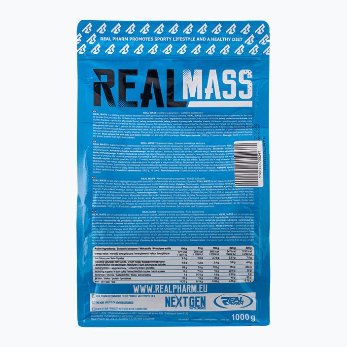 Гейнер Real Pharm Real Mass 1kg 700247 2