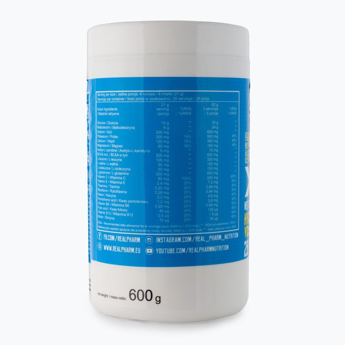 ISO GO Real Pharm аминокиселини 600g оранжев 701169 2