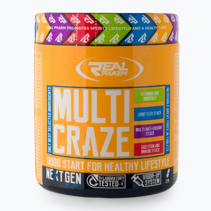 Multi Craz Real Pharm комплекс от витамини и минерали 270 таблетки 705020