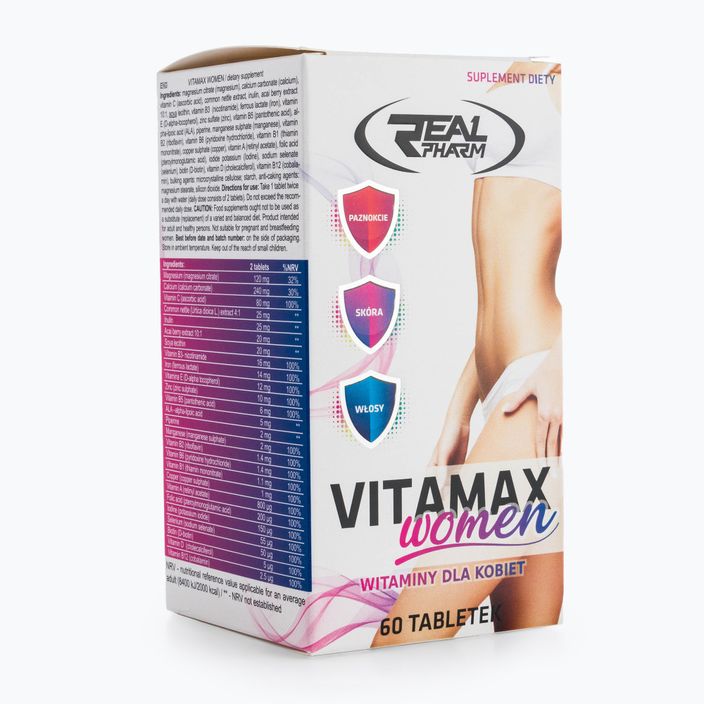 Vitamax WOMEN Real Pharm комплекс от витамини и минерали за жени 60 таблетки 707086