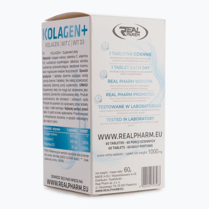 Колаген Real Pharm Colagen+ 60 таблетки 707468 2