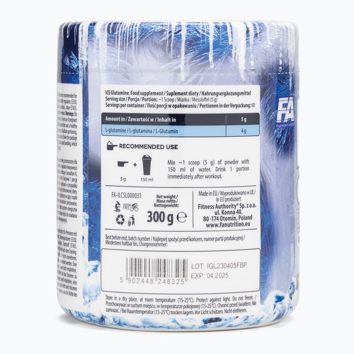 Glutamine Fitness Authority Fa Ice 300 g замразена къпина/ананас 2