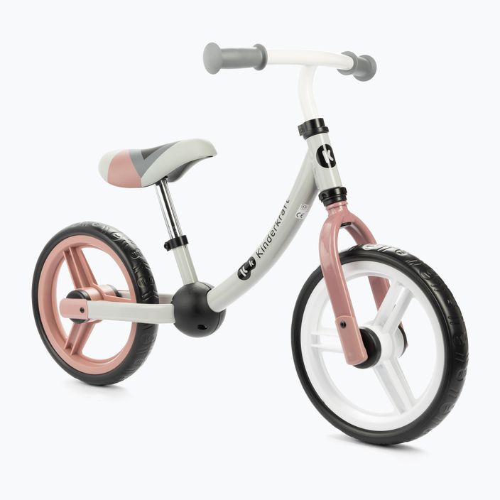 Kinderkraft Велосипед 2Way Next сиво-розов KR2WAY00PNK00000 2