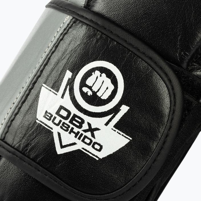 Боксови ръкавици Bushido Muay Thai от естествена кожа, черни ARB-431sz-14oz 5