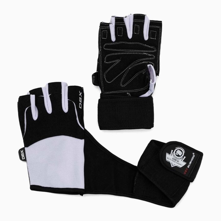 Фитнес ръкавици Bushido черно-бели DBX-Wg-162-M 3