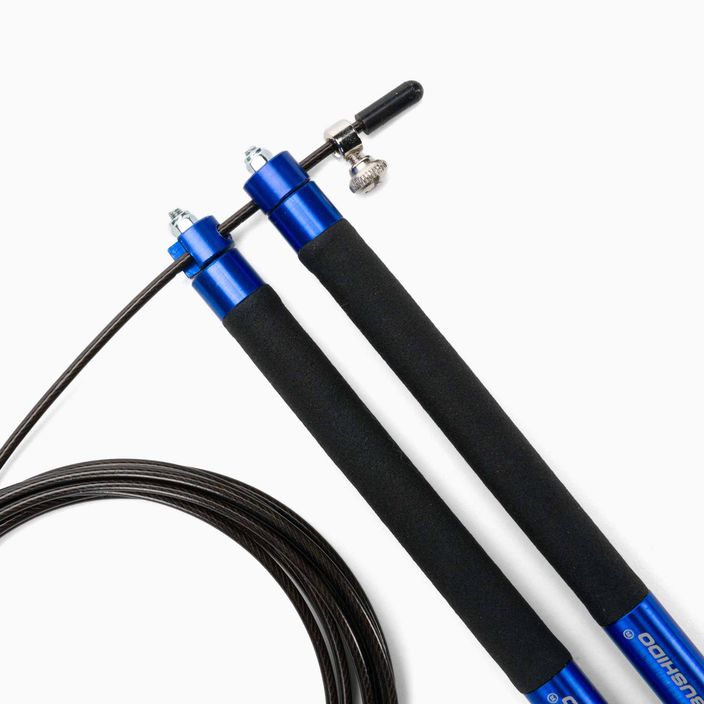 Bushido Crossfit Premium Алуминиево въже за скачане S5-Blue 2