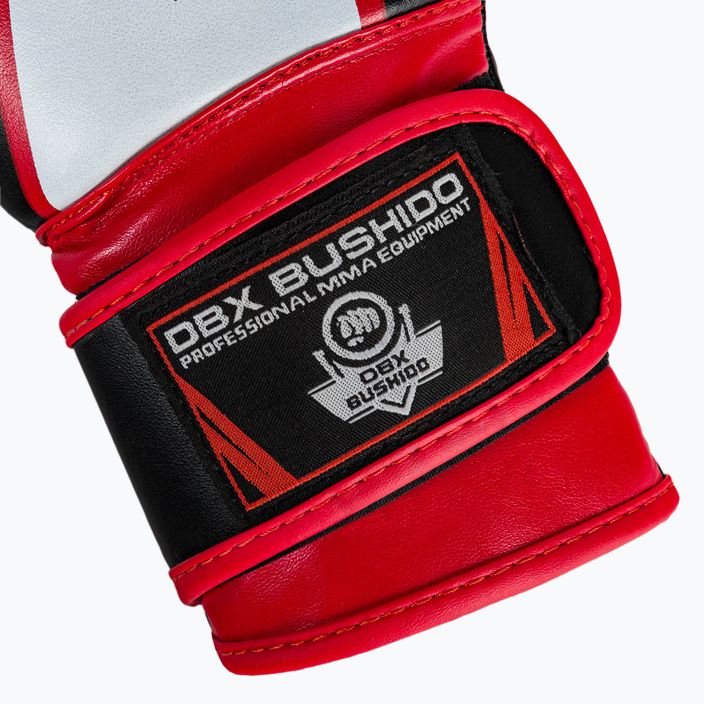 Детски боксови ръкавици Bushido ARB-407v2 черни и червени 6