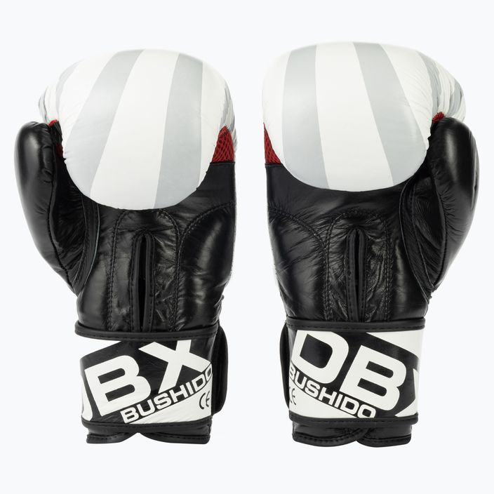 Спаринг боксови ръкавици Bushido Japan, бели B-2v8-12oz 2
