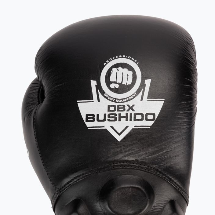 Боксови ръкавици Bushido със система за защита на китката черни Bb2-12oz 5