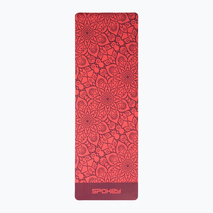 Килимче за йога Spokey Yoga PK Mandala 4 мм червено 926051 2