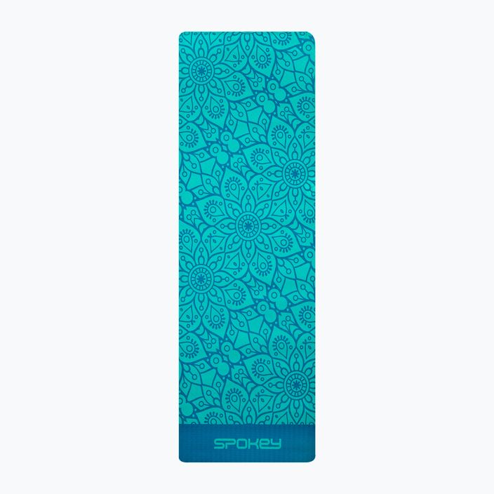 Килимче за йога Spokey Yoga TQ Mandala 4 мм, синьо 926053 5