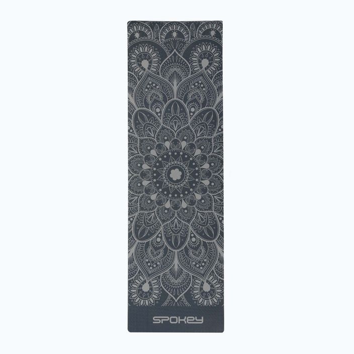 Килимче за йога Spokey Yoga Mandala 4 мм сиво 929857 2