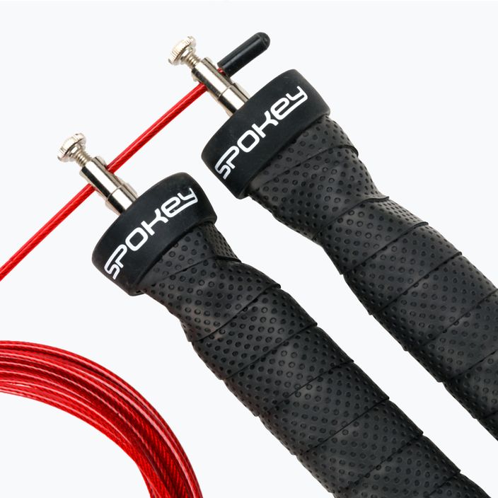 Въже за скачане Spokey Pump Pro черно-червено 929932 2
