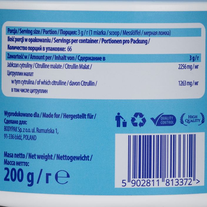 Cytrulina 6PAK Citrulline 200g grejpfrut PAK/113#GREJP 3