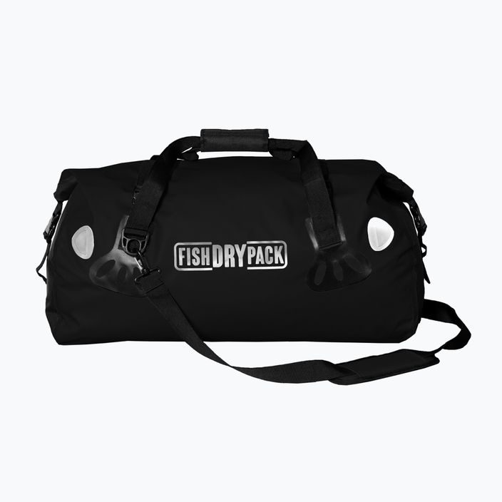 FishDryPack Duffel 50 L водоустойчива чанта черна FDP-DUFFEL50-BLA 6
