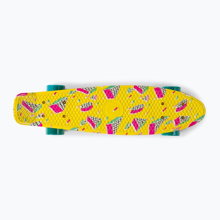 Fish Skateboards Печат Memphis жълт FS-FB-MEM-SIL-SGRE скейтборд 3
