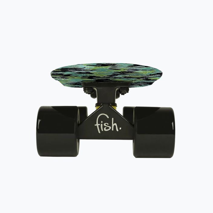 Fish Skateboards Print Camo green FS-FB-CAM-BLA-BLA скейтборд 9