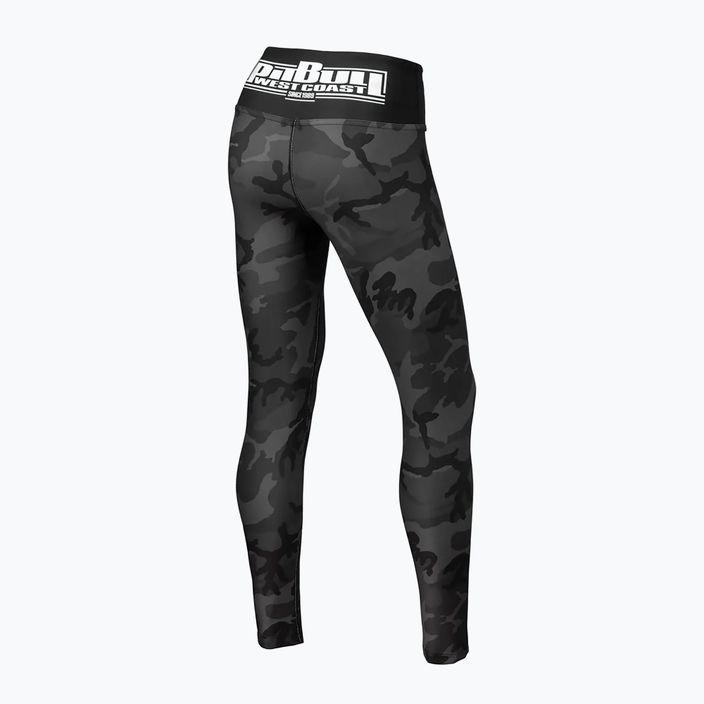 Дамски гамаши Pitbull West Coast Compr Pants all black camo 2