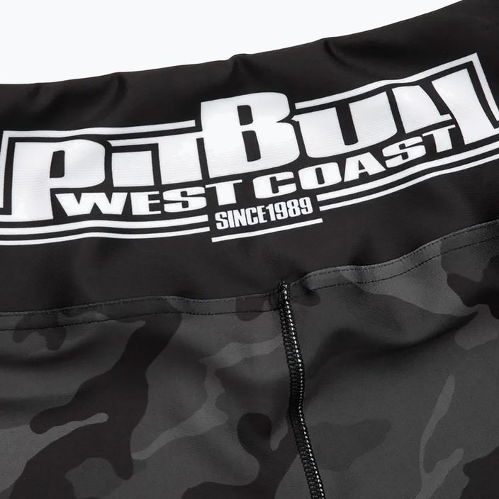Дамски гамаши Pitbull West Coast Compr Pants all black camo 5