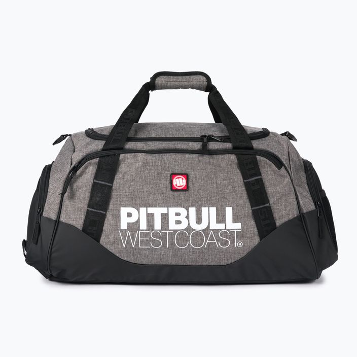 Мъжка чанта за тренировки Pitbull West Coast TNT Sports black/grey melange