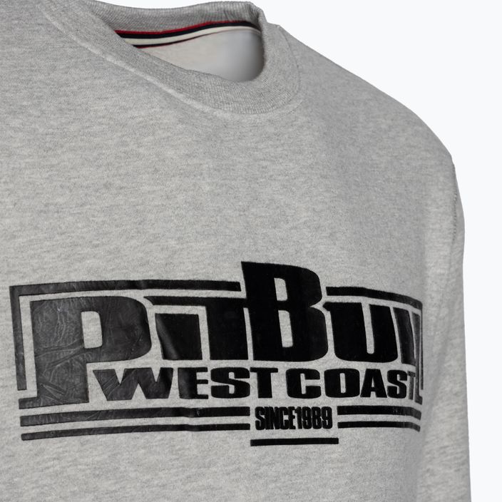 Мъжки суитшърт Pitbull West Coast Crewneck Classic Boxing 21 grey/melange 3