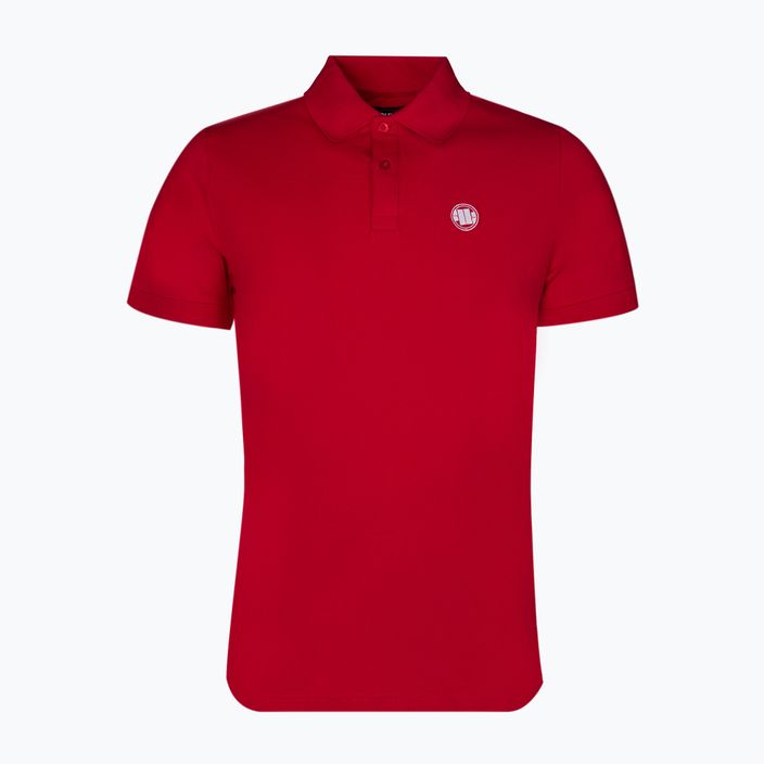 Мъжка тениска поло Pitbull West Coast Polo Regular Logo red
