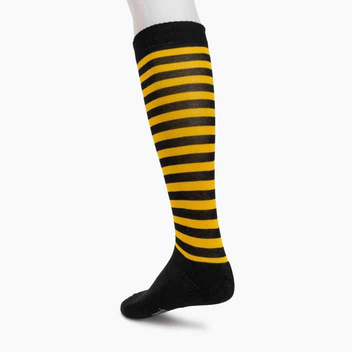 Чорапи за езда COMODO черни и жълти SJBW/01 4