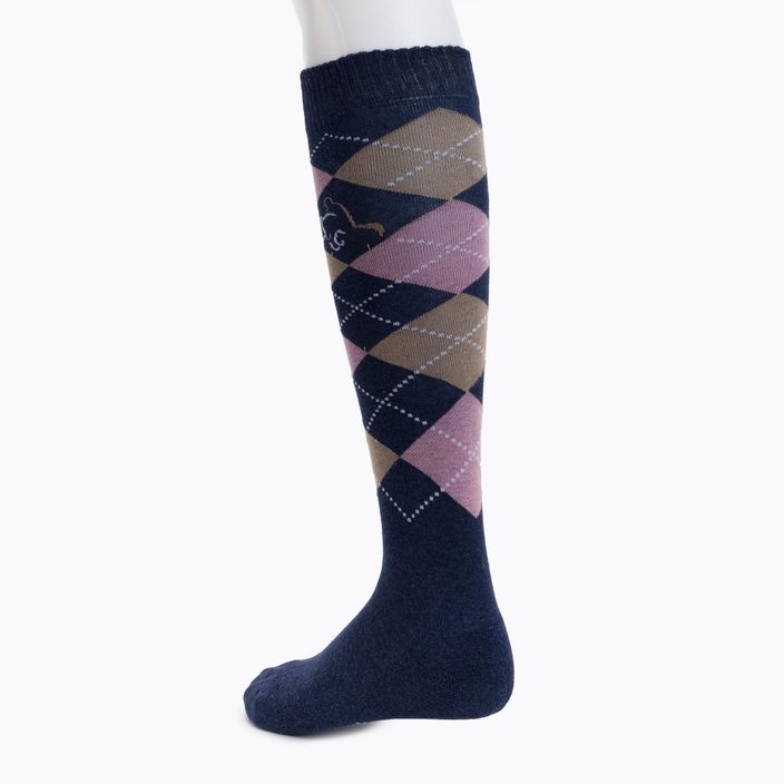 Чорапи за езда до коляното COMODO тъмно синьо SPDJ/22 2