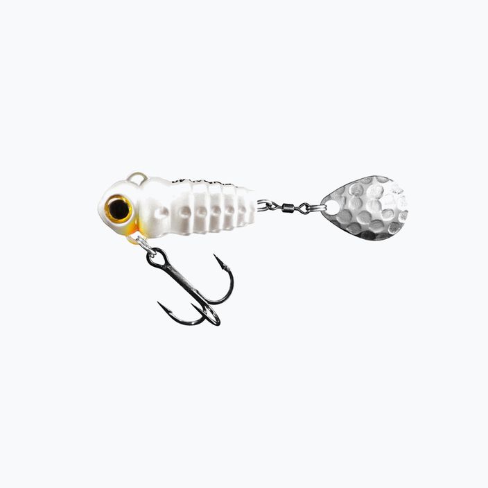 SpinMad Crazy Bug Tail Bait White 2404