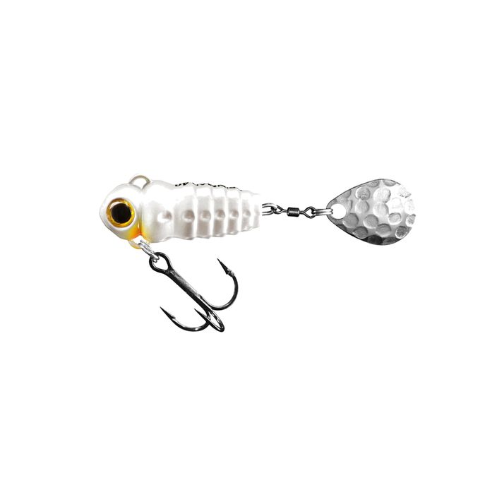 SpinMad Crazy Bug Tail Bait White 2404 2