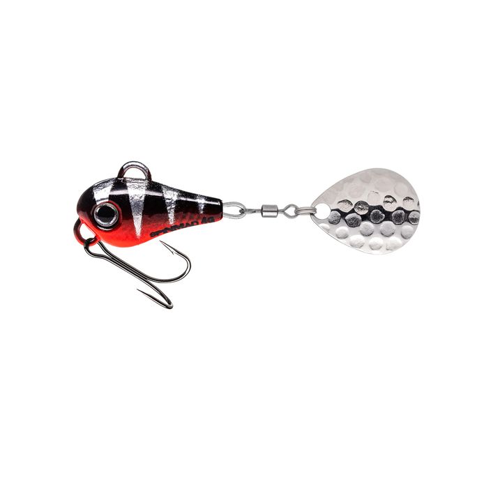 SpinMad Big Tail Spinners Black and Red 1213 2