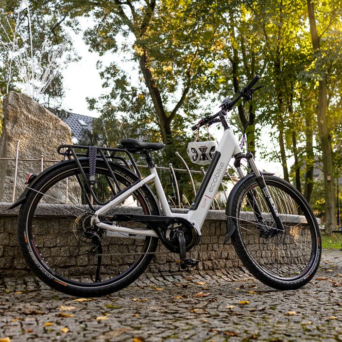 Ecobike електрически велосипед LX300 LG бял 1010306 19