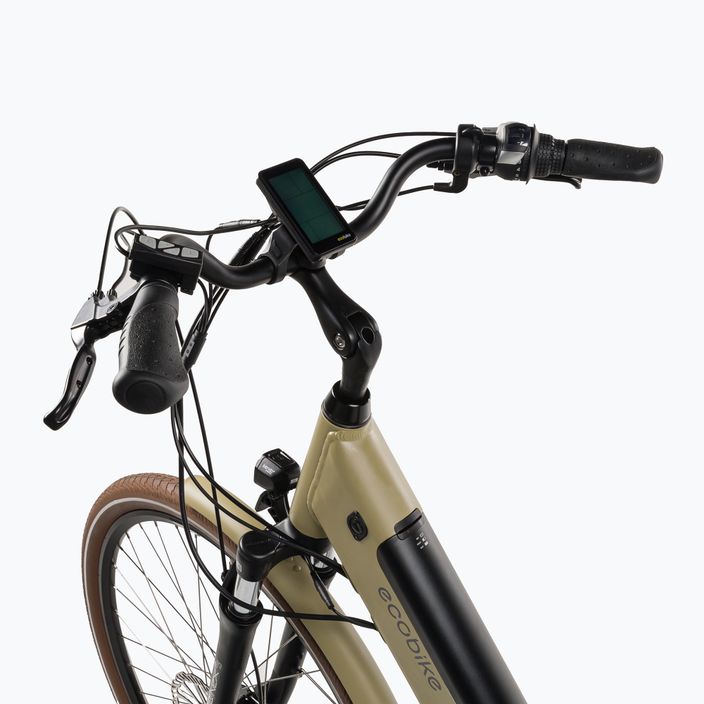 EcoBike X-City Cappuccino/13 Ah Greenway бежов електрически велосипед 1010119 4