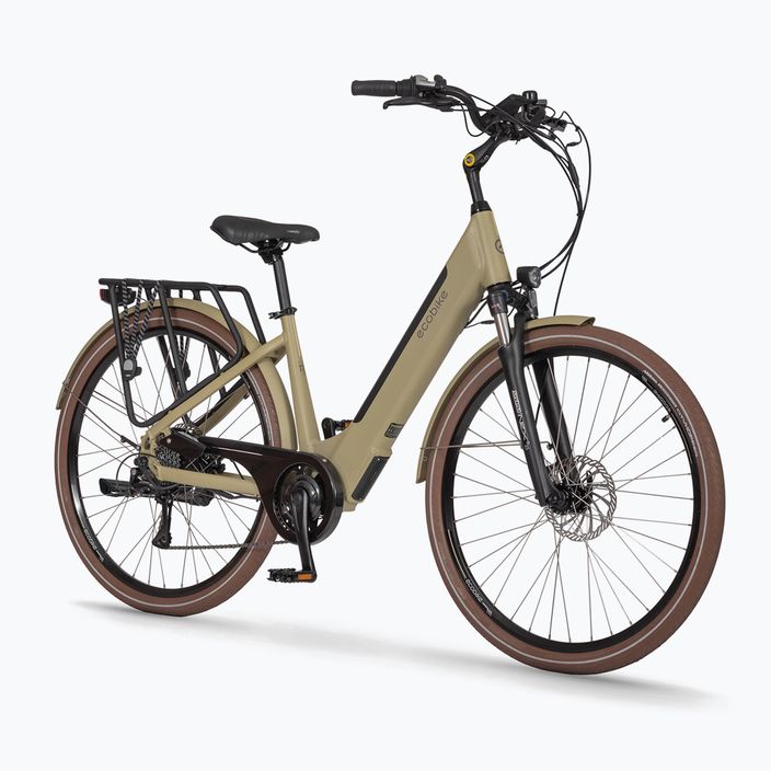 EcoBike X-City Cappuccino/13 Ah Greenway бежов електрически велосипед 1010119 13