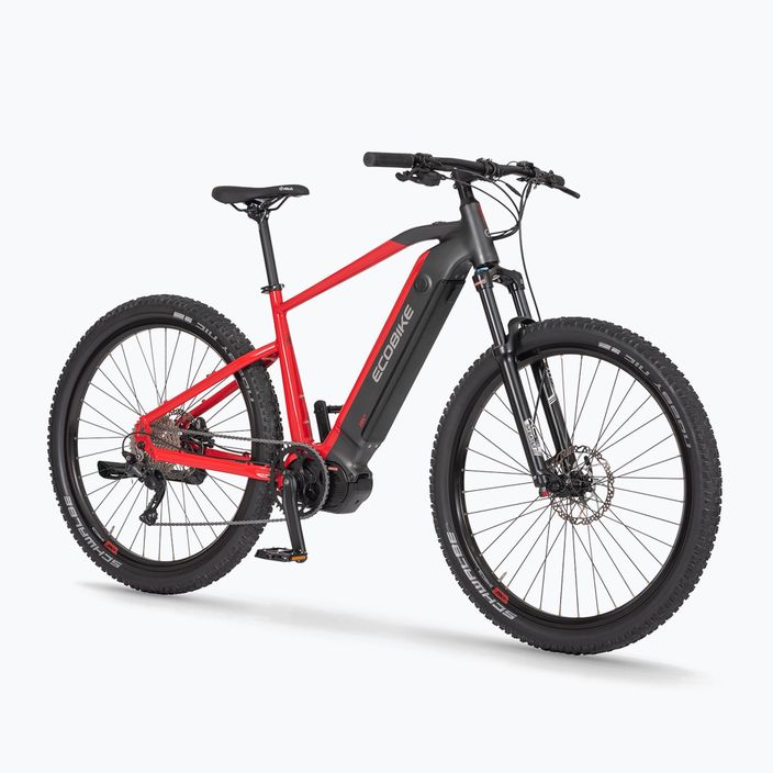 Ecobike RX500/17.5Ah X500 LG черен/червен електрически велосипед 2