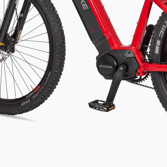 Ecobike RX500/17.5Ah X500 LG черен/червен електрически велосипед 7