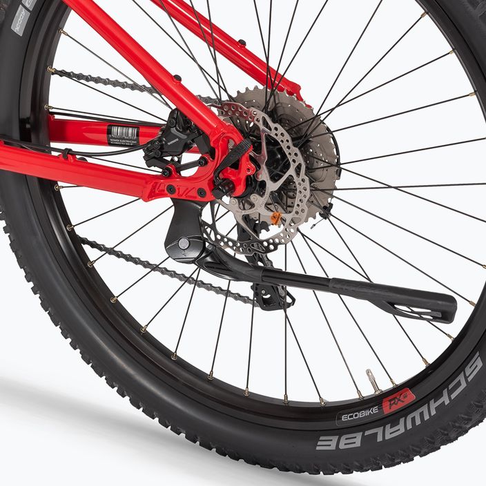 Ecobike RX500/17.5Ah X500 LG черен/червен електрически велосипед 8