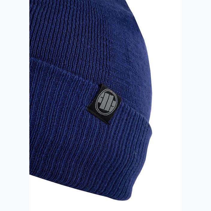 Pitbull West Coast Beanie Small Лого зимна шапка кралско синьо 3